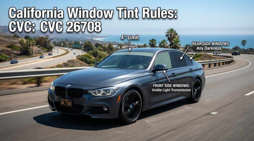california tint law