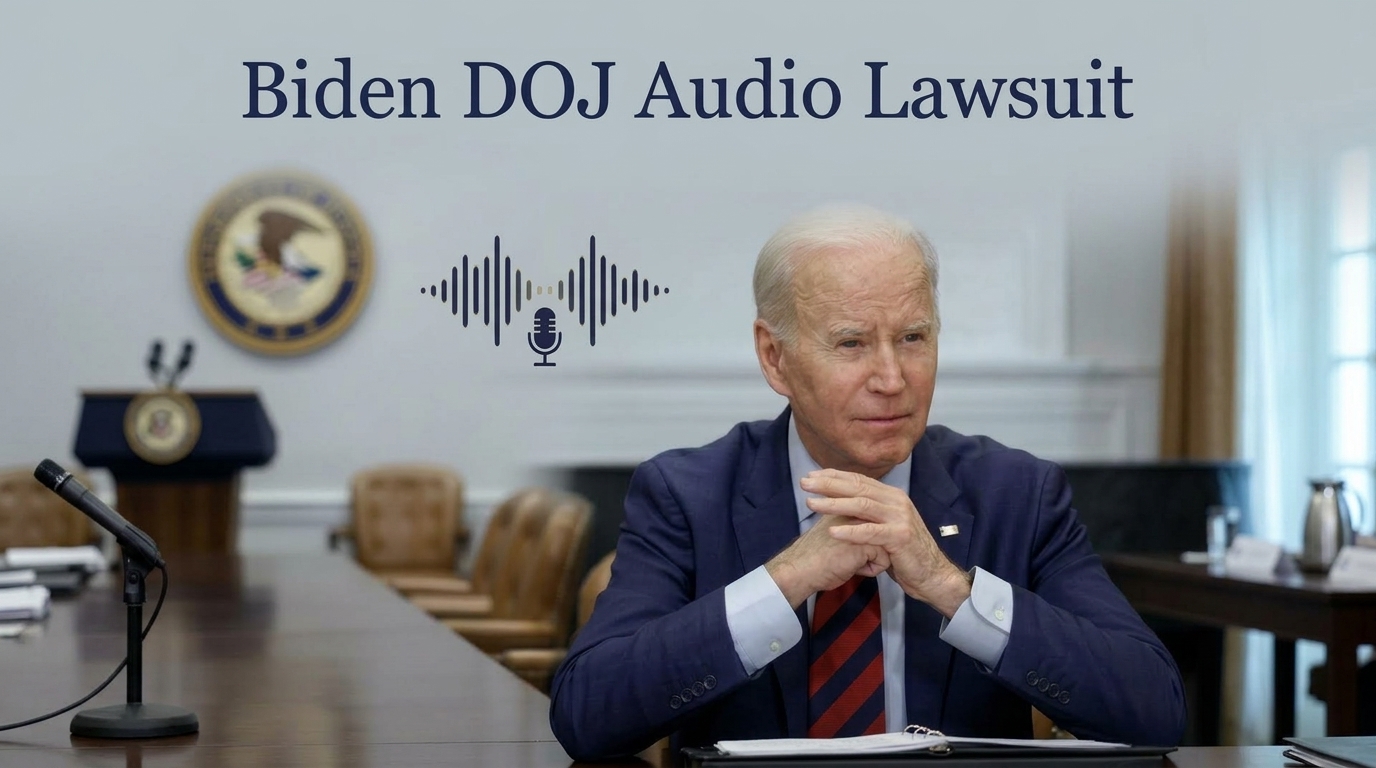 Biden DOJ Audio Lawsuit